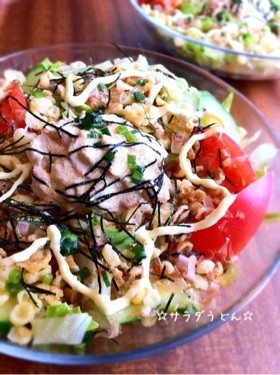 サラダうどん☆